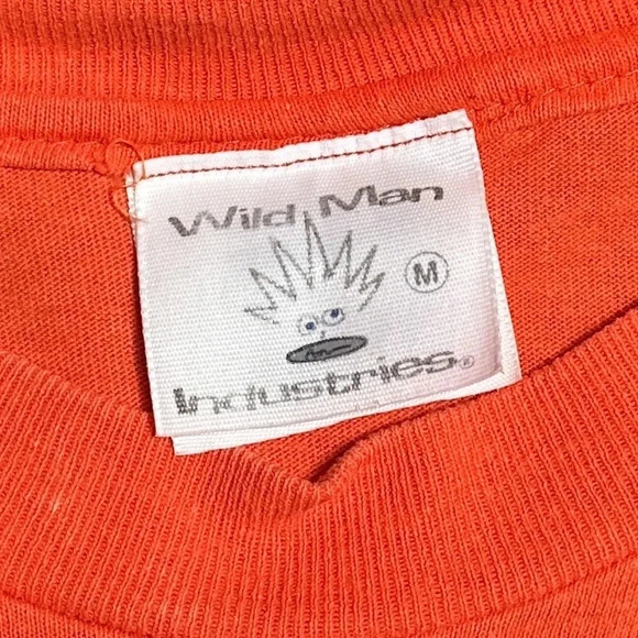 Vintage Y2K WWE Taz Thug Superstar  Survive If I Let You Orange T Shirt Mens M - Picture 9 of 10